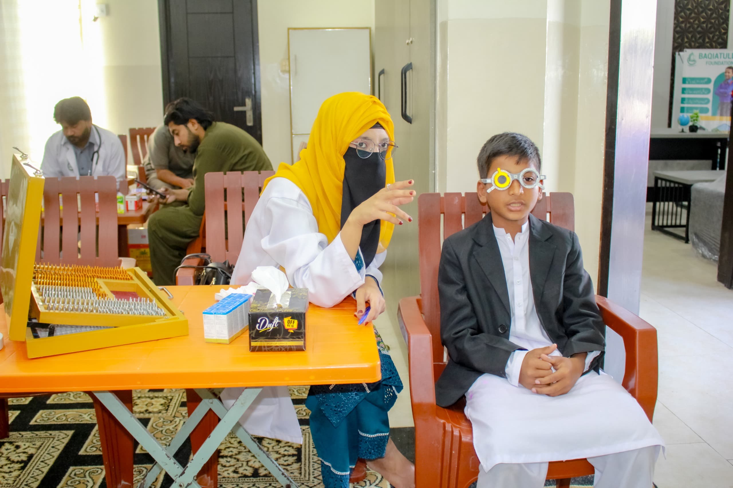 Free medical camp organized by Baqiatullah Foundation for underprivileged families